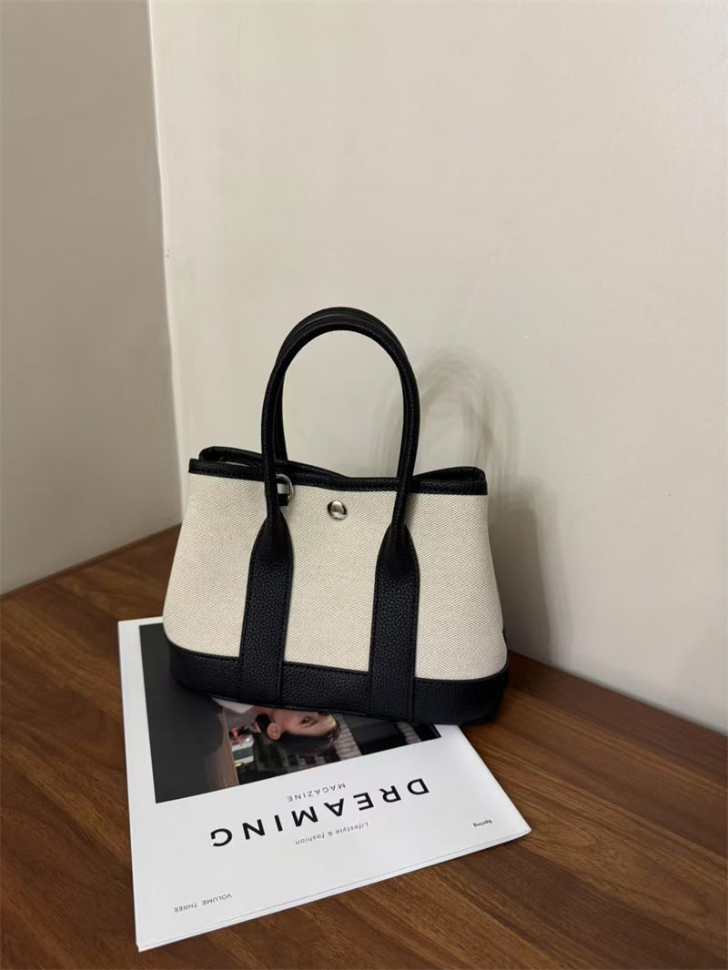 Women's Patchwork Garden Easy Matching Fashionable Contrast Color Crossbody Bags