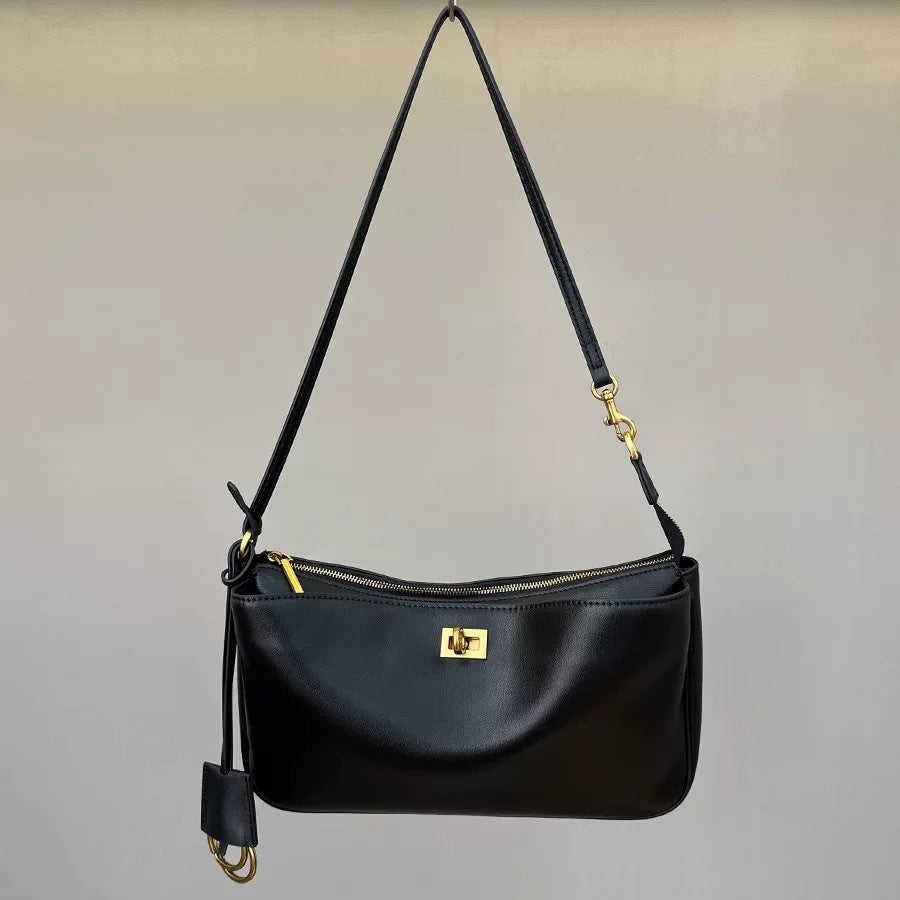 Women's Fashion Genuine Leather High-grade Underarm Kelly Crossbody Bags