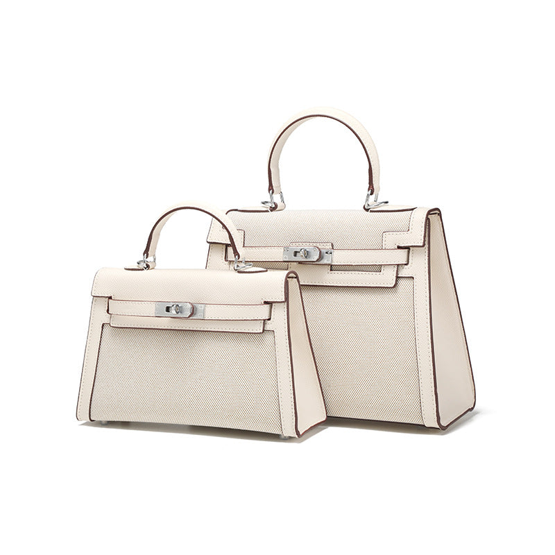 Women's Large Capacity Fashion Portable Contrast Color Bags