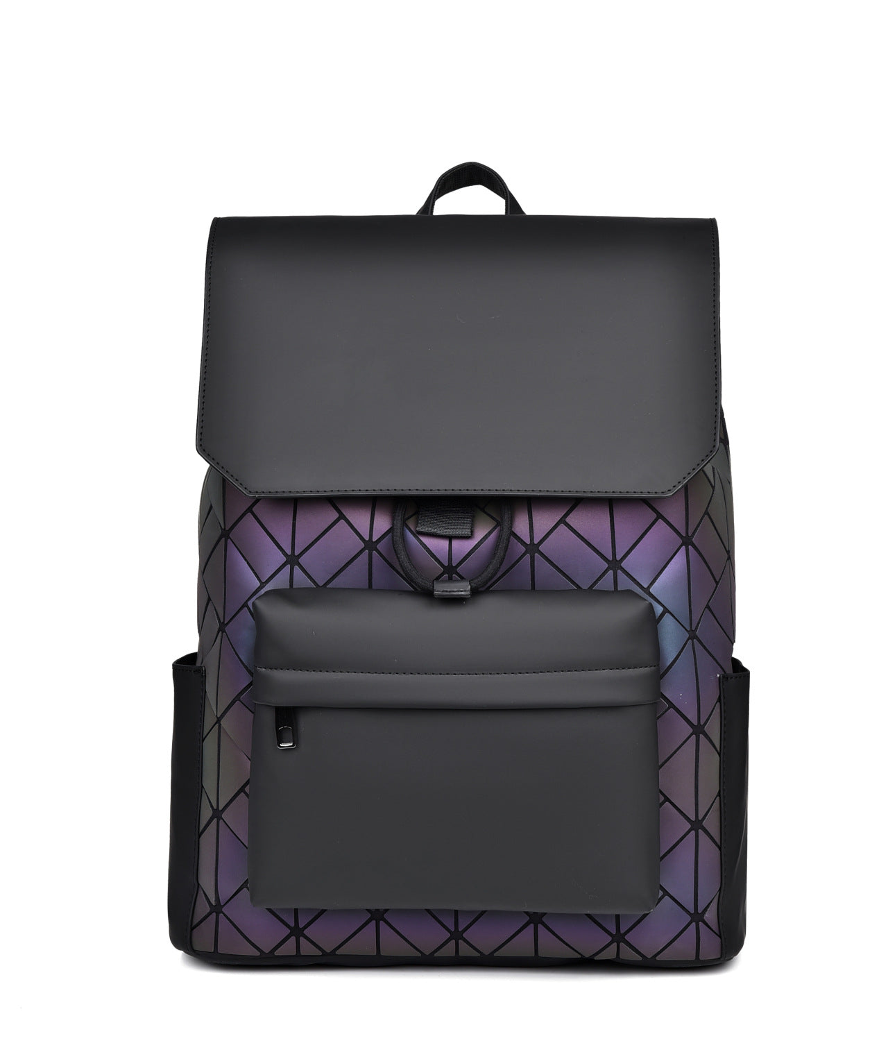 Men's Fashion Geometric Rhombus Fashionable Large Capacity Backpacks