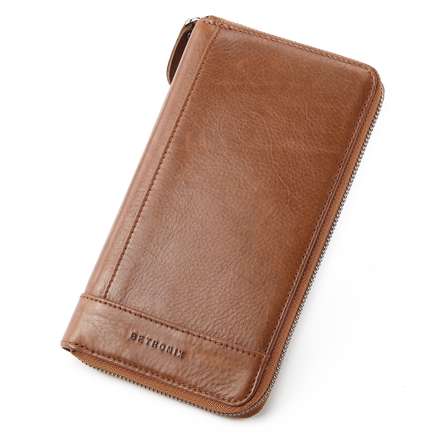 Men's Genuine Leather Retro Style Long Multiple Men's Wallets
