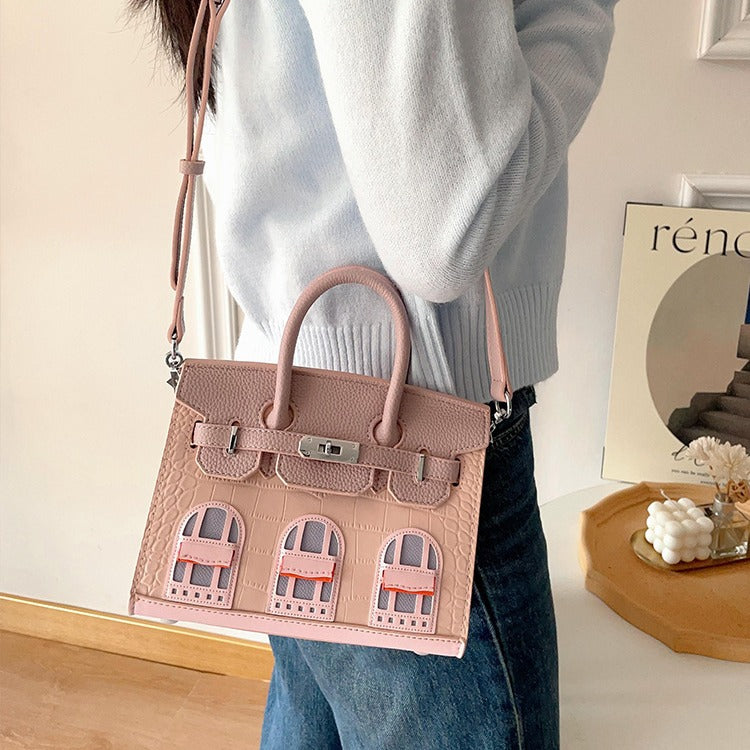 House Genuine Leather Kelly Fashion Cattlehide Handbags
