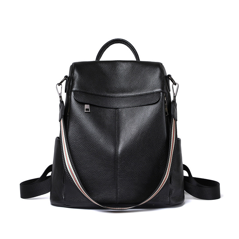 Women's Fashion Genuine Leather Large Capacity Trendy Backpacks