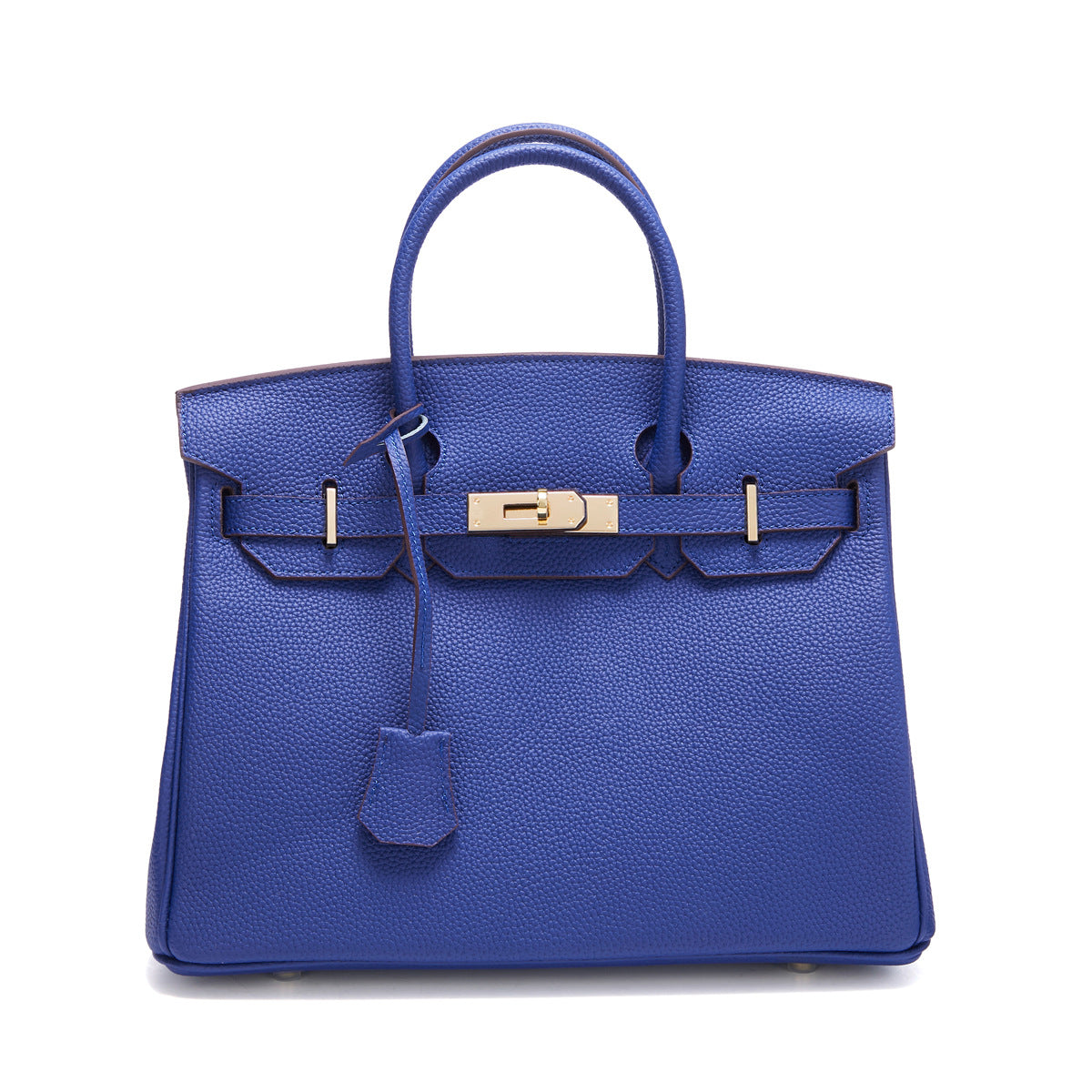 Women's Gold First Layer Cowhide Leather Large Handbags