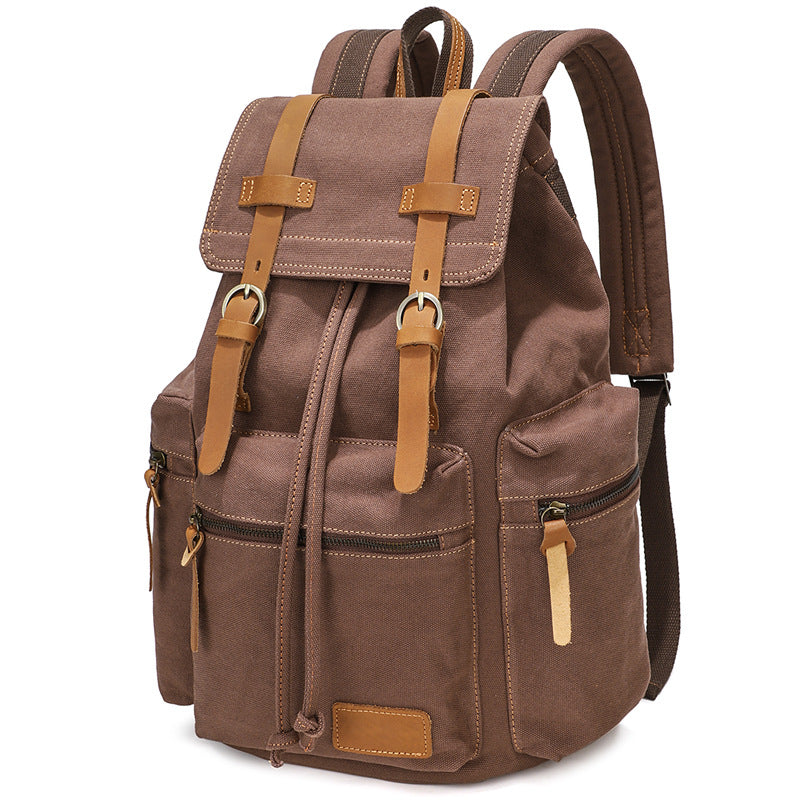 Vintage Canvas Computer Street Trendy Source Backpacks