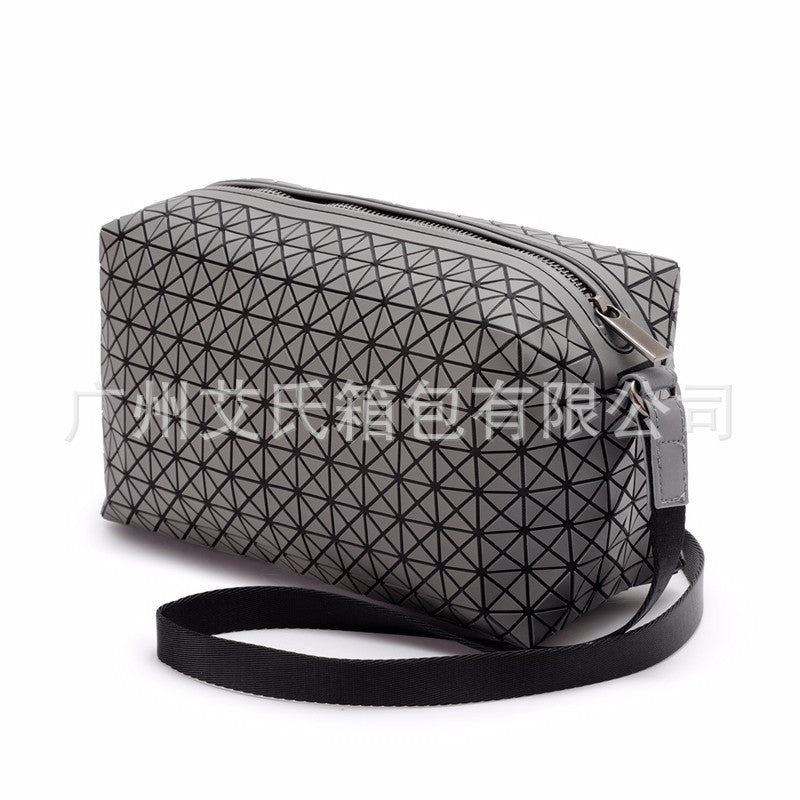Women's & Men's & Rhombic Silicone Pillow Box Saddle Shoulder Bags