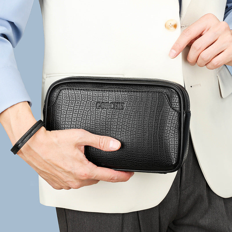 Men's Clutch Password Large Capacity Trendy Soft Bags