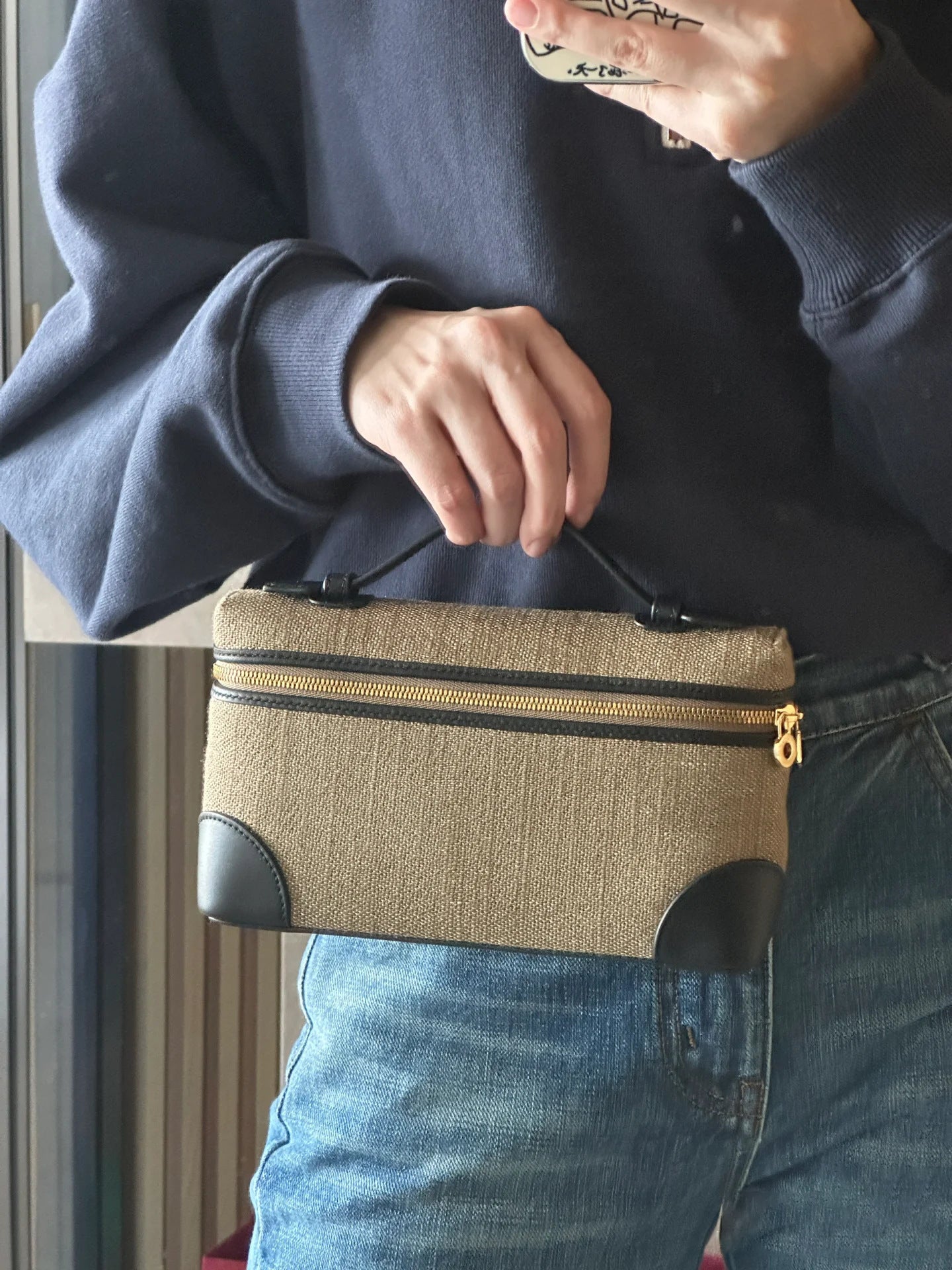 Women's High Quality Genuine Leather Lunch Box First Layer Crossbody Bags