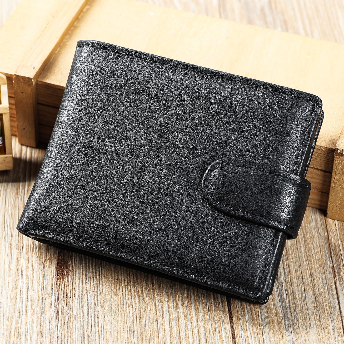 Men's Leather First Layer Cowhide High-grade Retro Men's Wallets