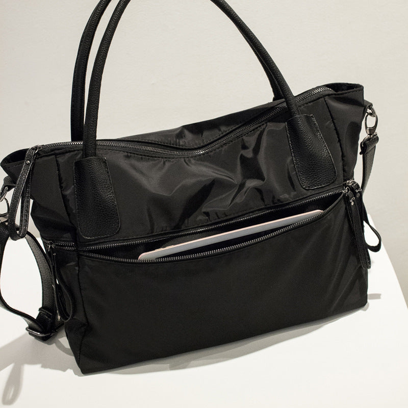 Women's & Men's & Large Capacity Soft Surface Trendy Handbags