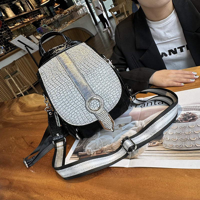 Women's Rhinestone Diamond Tassel Korean Fashion Trendy Backpacks