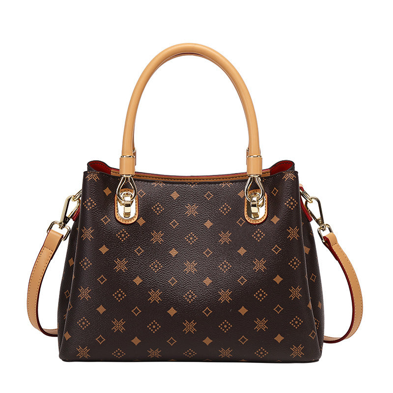 Women's Genuine Leather Fashionable Light Luxury Simplicity Handbags