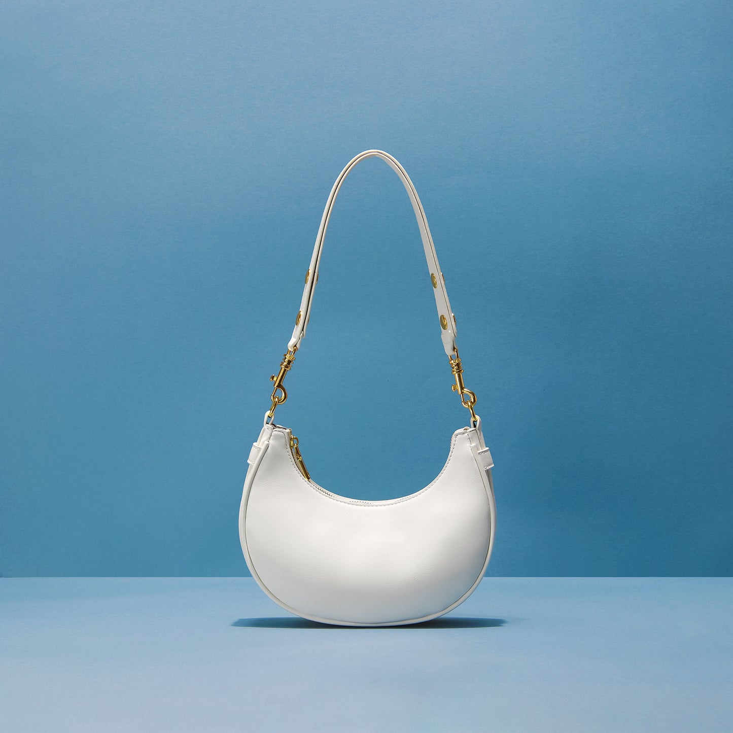 Women's Design Underarm Candy Color Moon Korean Shoulder Bags