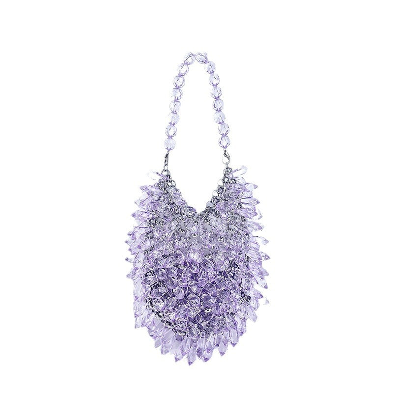 Women's Beads Portable Water Drop Fashion Temperament Handbags