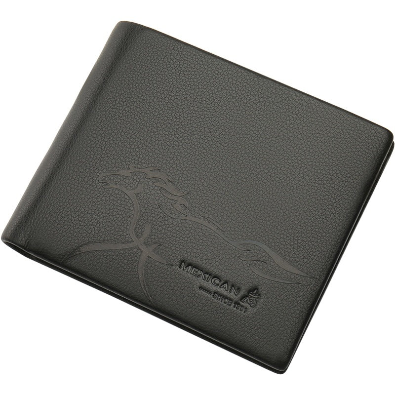 Men's Mexican Fashion Leisure Folding Light Short Men's Wallets
