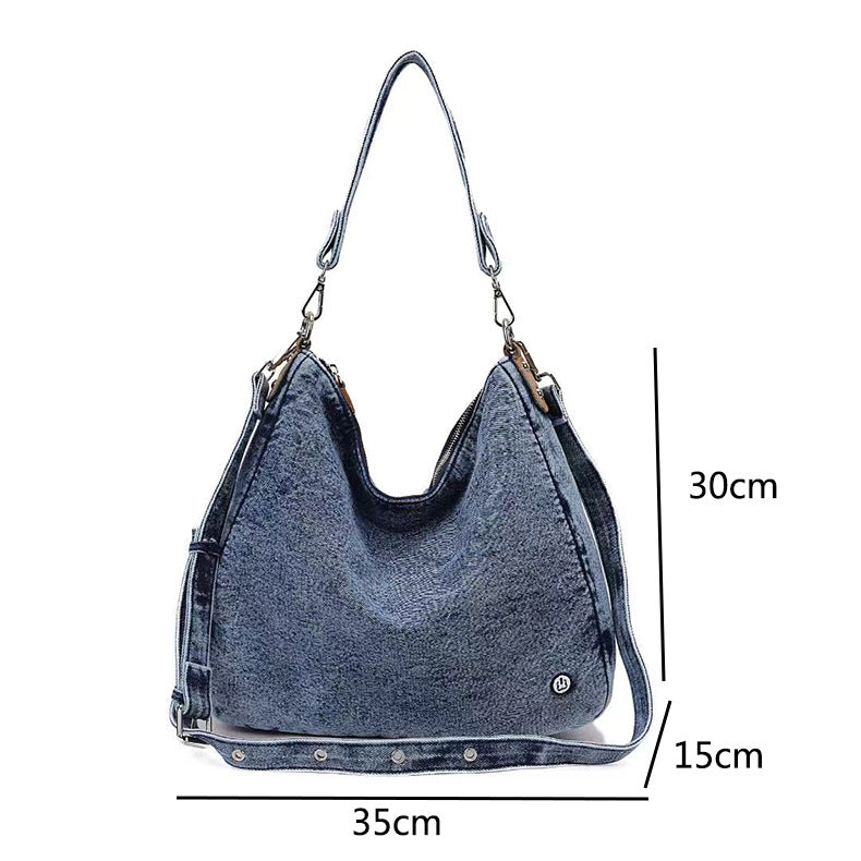 Denim Fashion Korean Style Lazy Versatile Crossbody Bags
