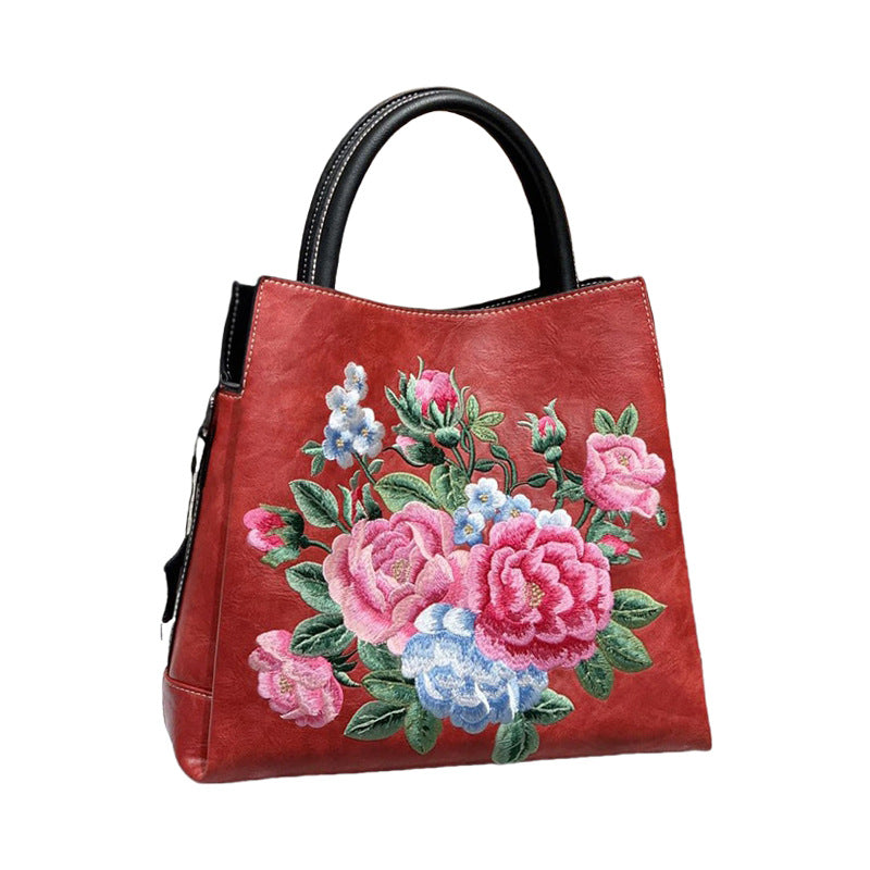 Women's Retro Chinese Style Embroidery With Cheongsam Handbags