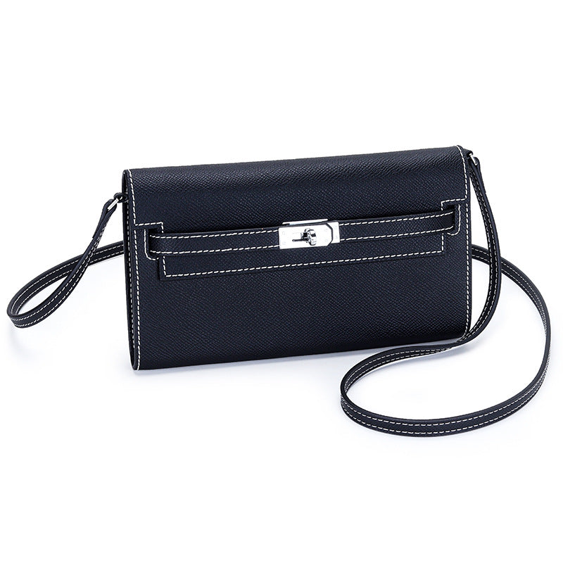 Women's High-grade Cowhide Palm Pattern Kelly Long Ladies Wallets