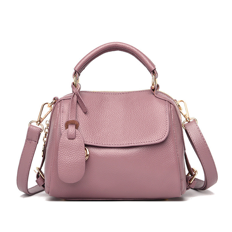 Women's Pattern Large Capacity Mom Retro Solid Handbags
