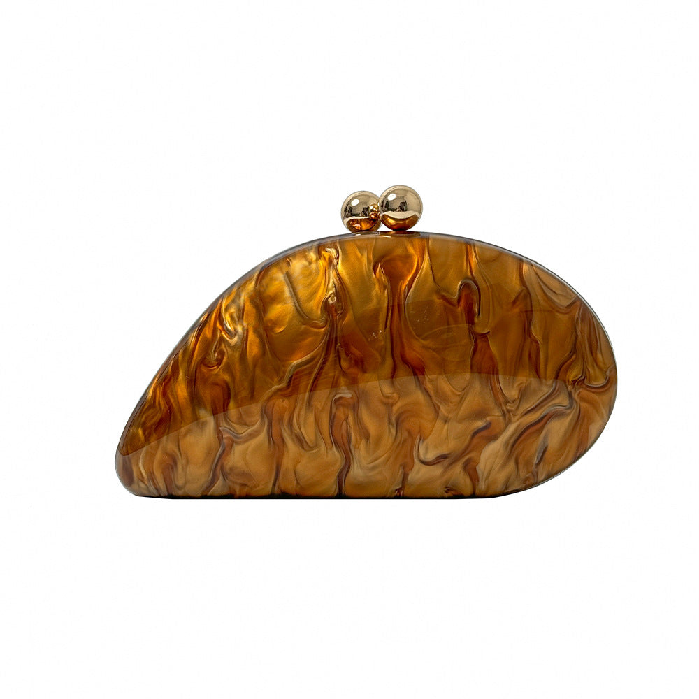 Women's Acrylic Wedding Banquet Clutch Chain Bags
