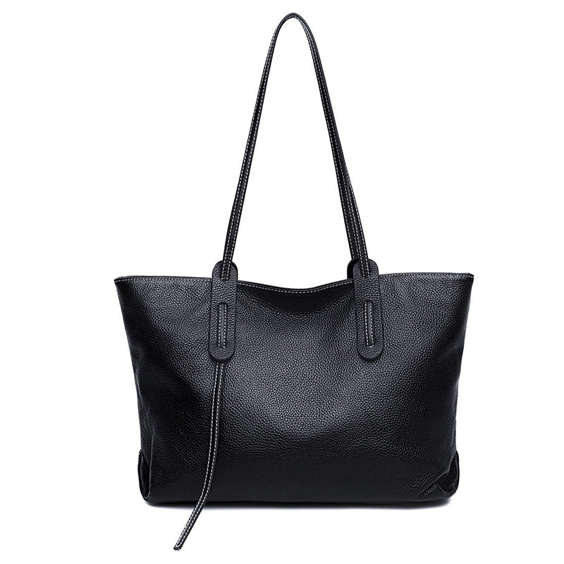 Women's Genuine Leather Cowhide Large Capacity Fashion Shoulder Bags