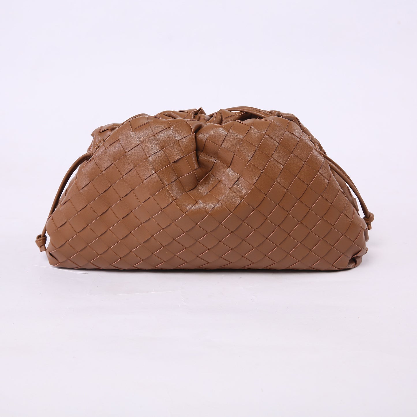 Fashion Clutch Woven Korean Style Cloud Soft Leather Crossbody Bags
