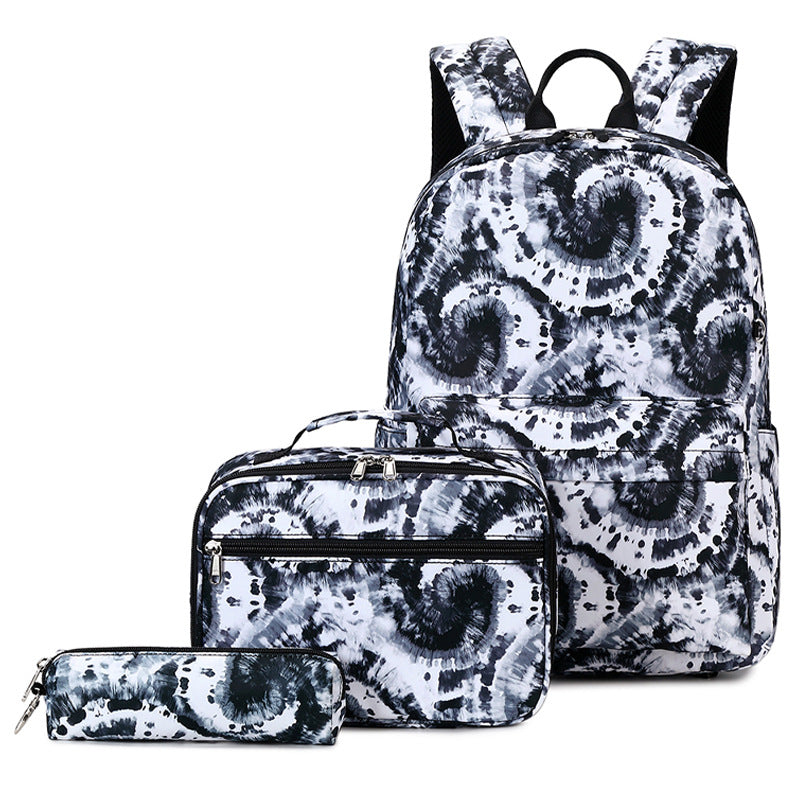 Women's Three-piece Cow Early High Waterproof Rucksack Backpacks