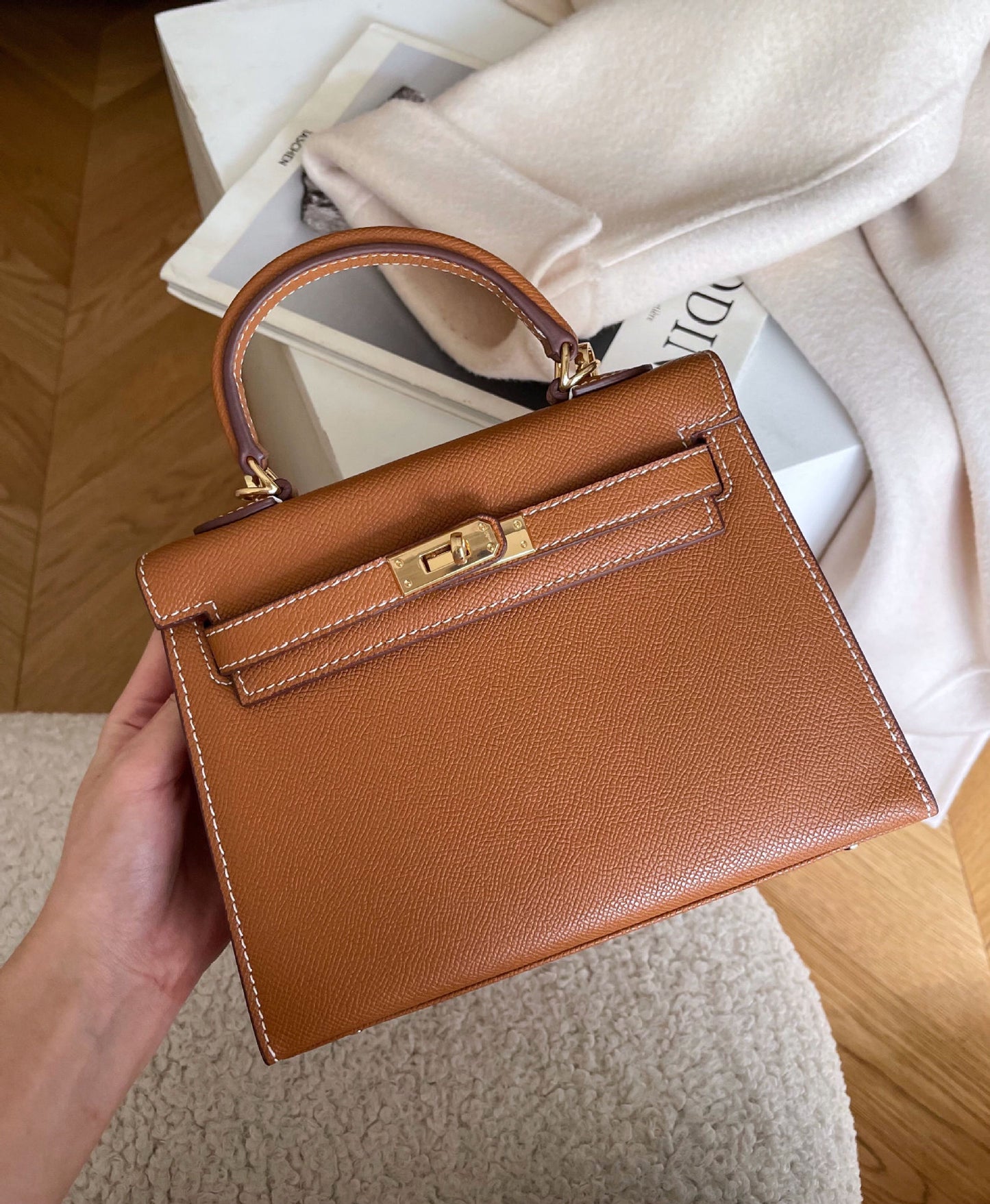 Leather Elephant Gray Kelly High-grade Gift Summer Handbags
