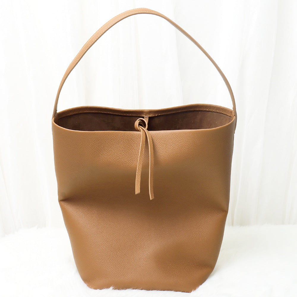 Style Genuine Leather Large Capacity One Shoulder Bags