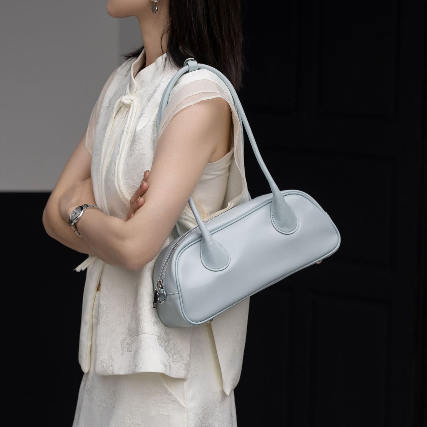 Capacity Female Stylish Good Texture Underarm Handbags
