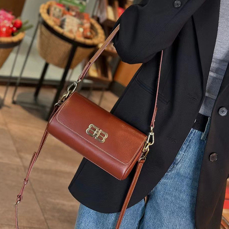 Women's Genuine Leather High Sense Design Fashion Bags