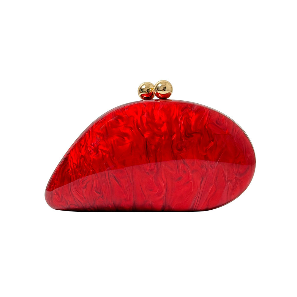 Women's Acrylic Wedding Banquet Clutch Chain Bags