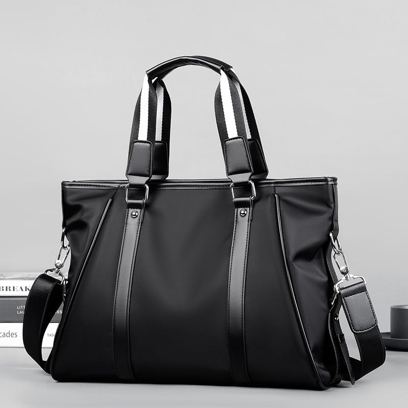 Men's Fashion Horizontal Oxford Cloth Trend Business Men's Handbags