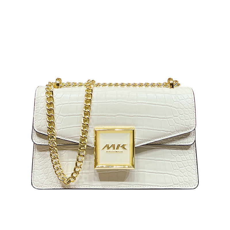 Women's Pretty Leather Chain Fashion Popular Shoulder Bags