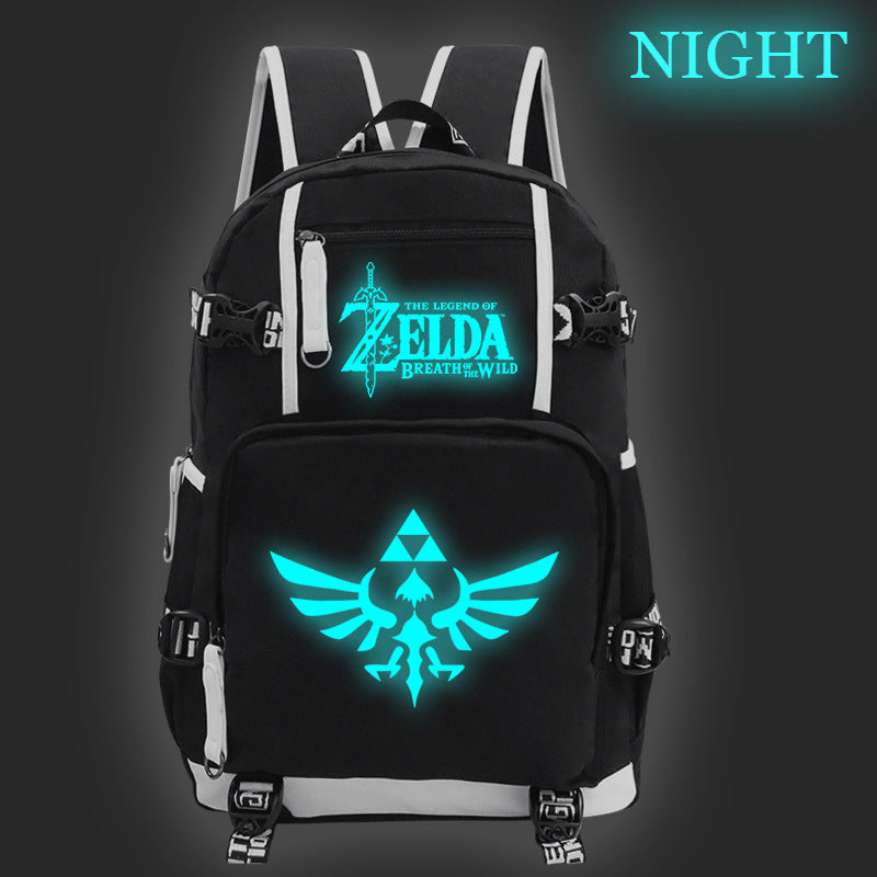 Slouchy Legend Of Zelda Peripheral Printed Bags