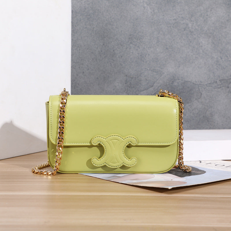 Spring Genuine Leather Fashion Chain Trendy Shoulder Bags
