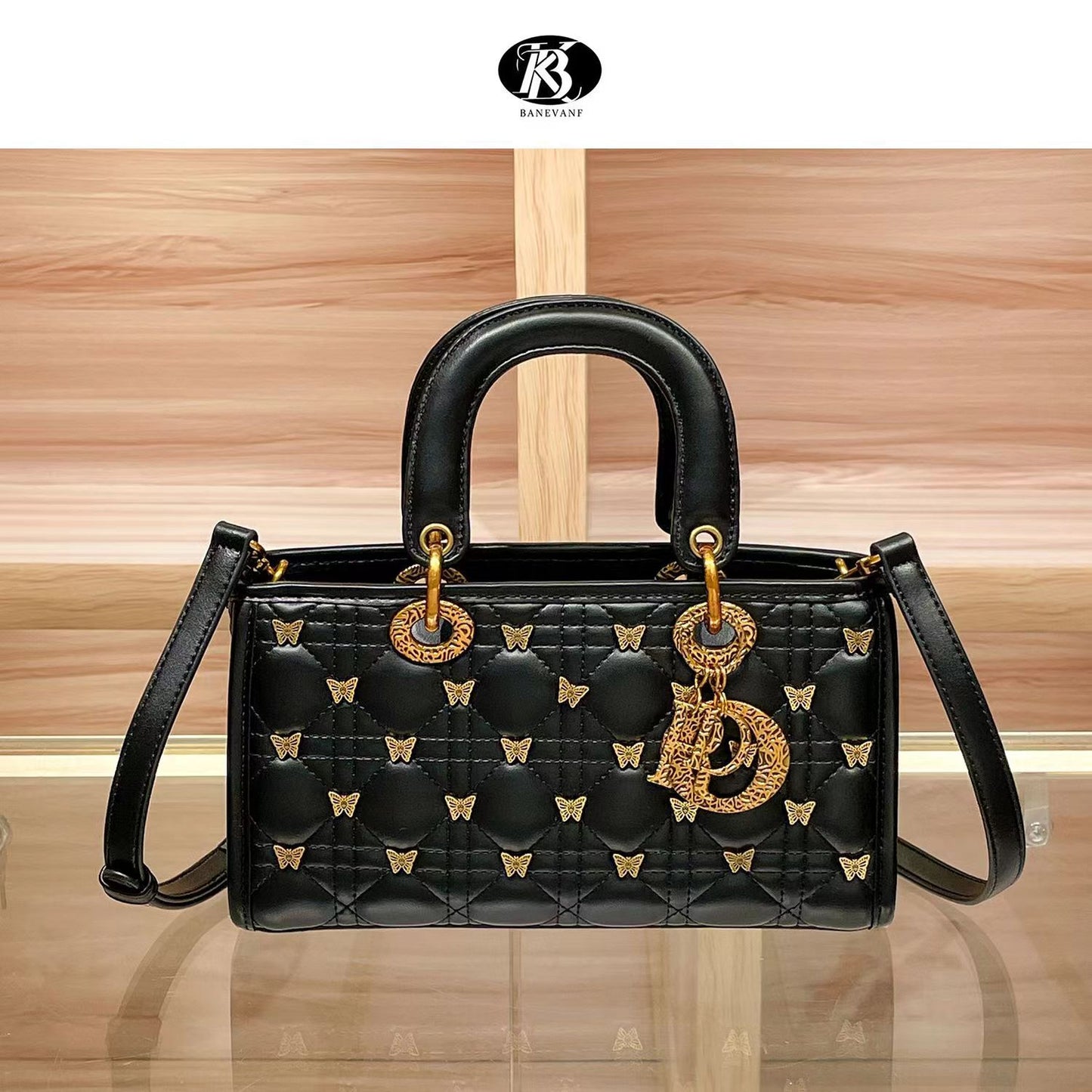 Princess Barney Genuine Leather Portable Diana Bags