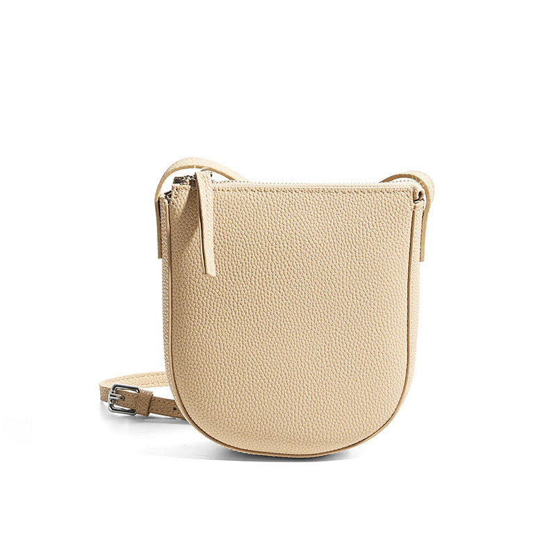 Leather Large Capacity Korean Style Mobile Crossbody Bags