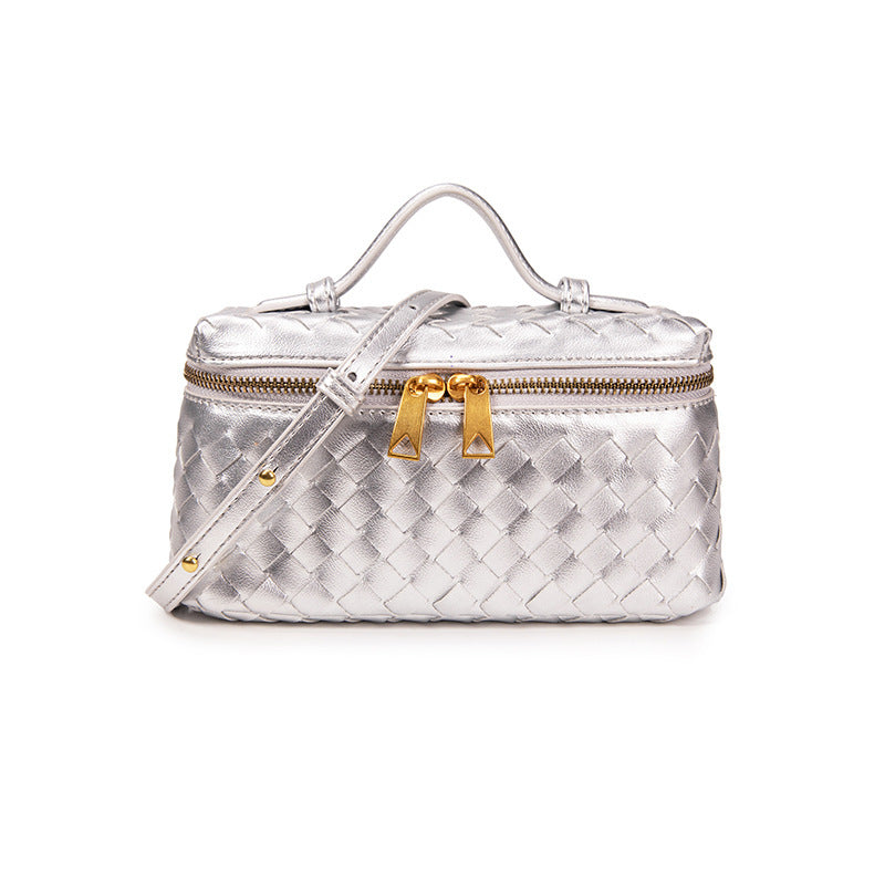 Niche Woven Practical Trendy Portable Box Handbags
