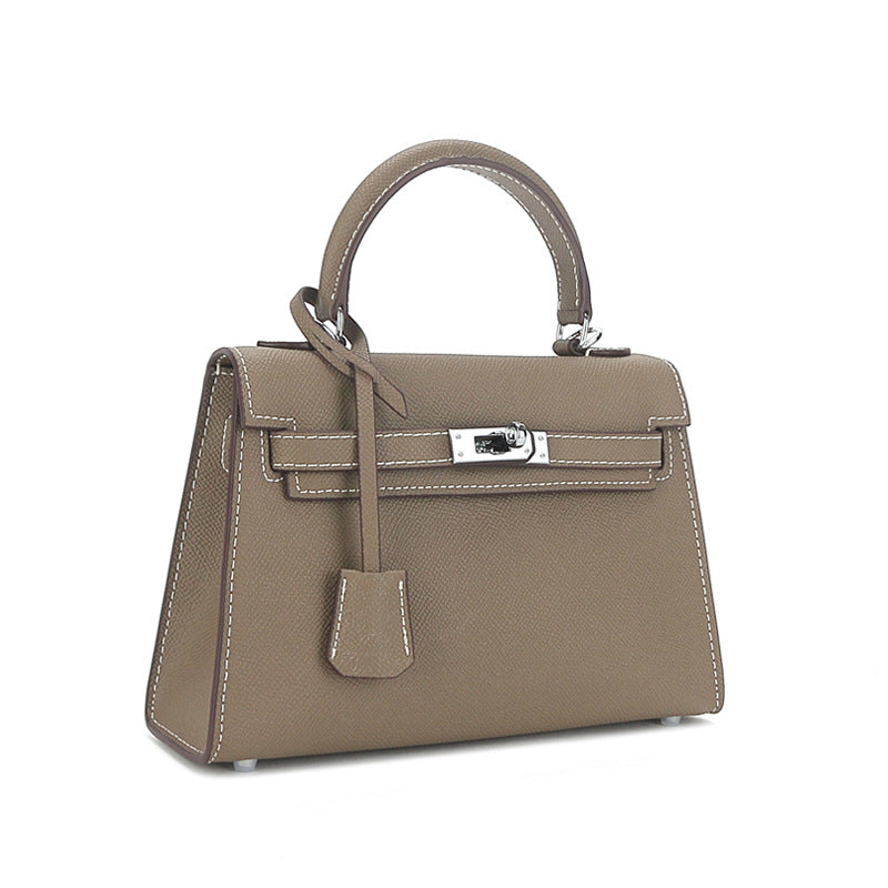 Sier Hardware Palm Pattern Second Generation Kai Mini Shoulder Bags