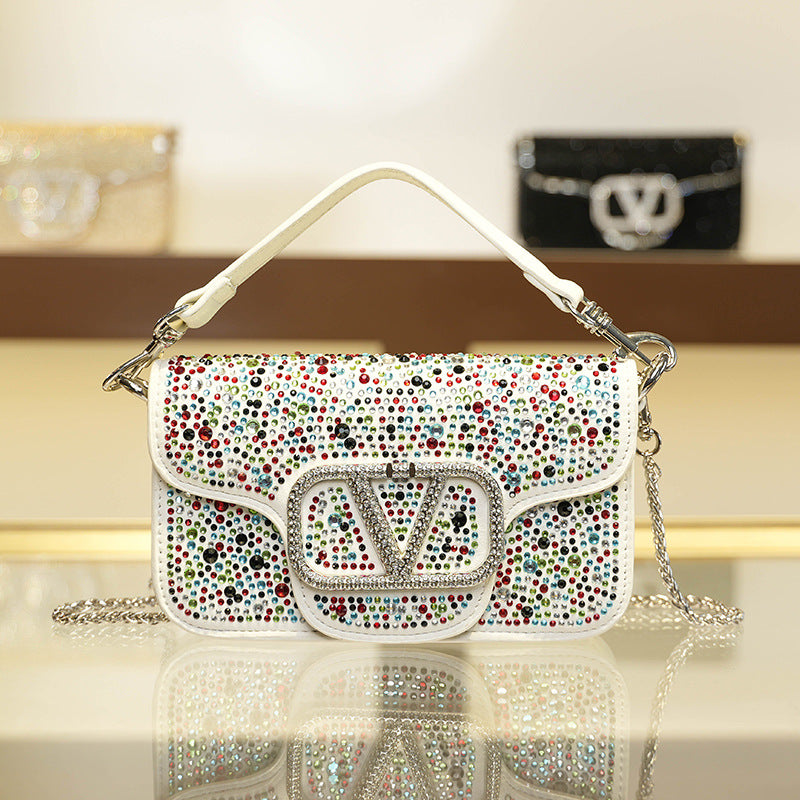 Women's Diamond Fashion High-grade Portable Popular Shoulder Bags