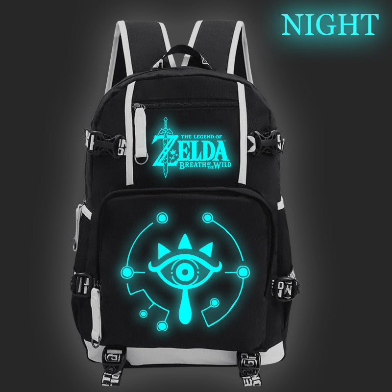 Slouchy Legend Of Zelda Peripheral Printed Bags