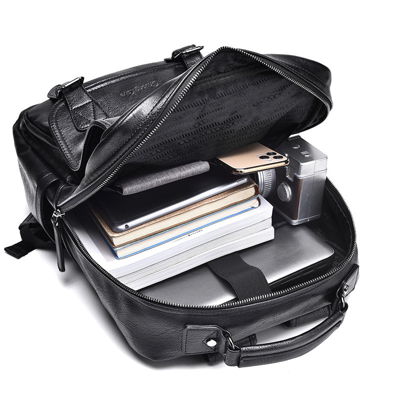 Men's Business High-grade Large Capacity Green Backpacks