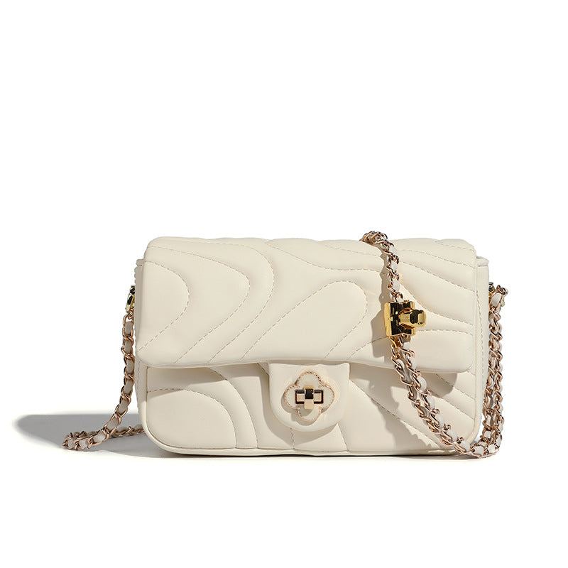 Women's Graceful Fashionable Rhombus Chain Pink Armpit Bags