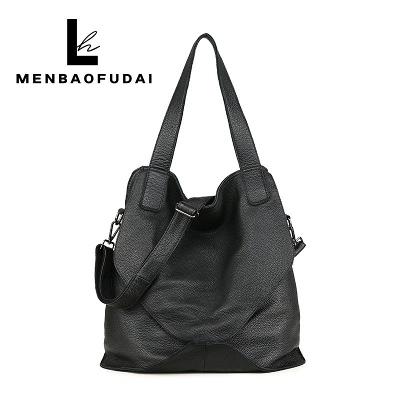 Women's First Layer Cowhide Soft Leather Genuine Shoulder Bags