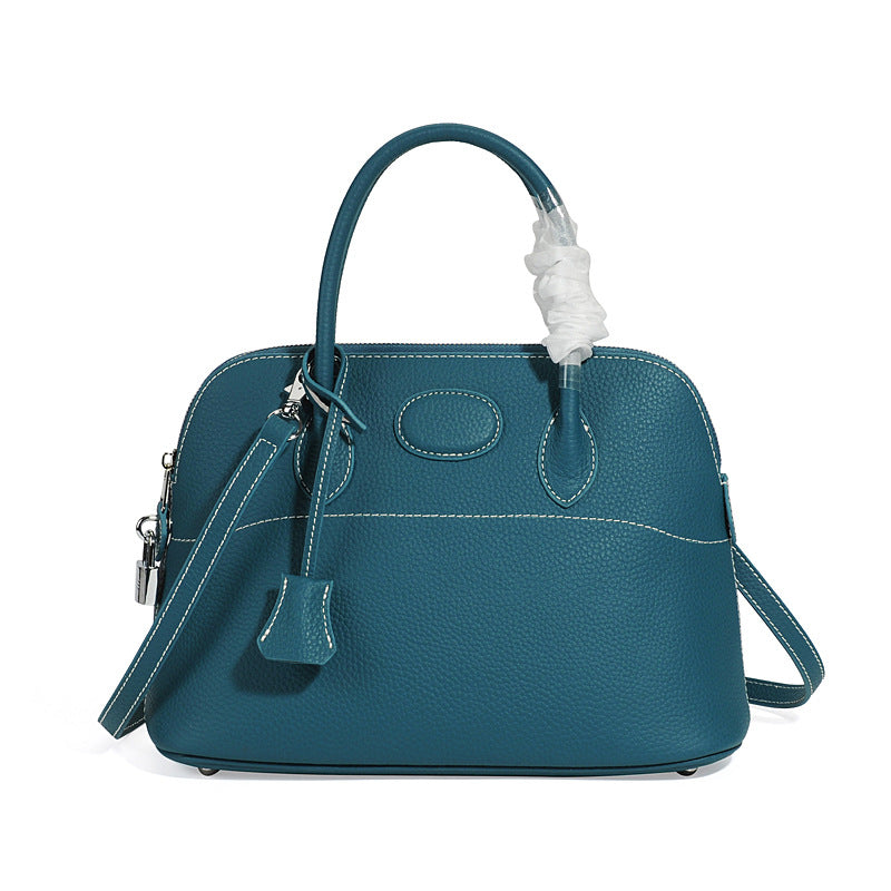 Women's Shell Leather First Layer Hand Carrying Shoulder Bags