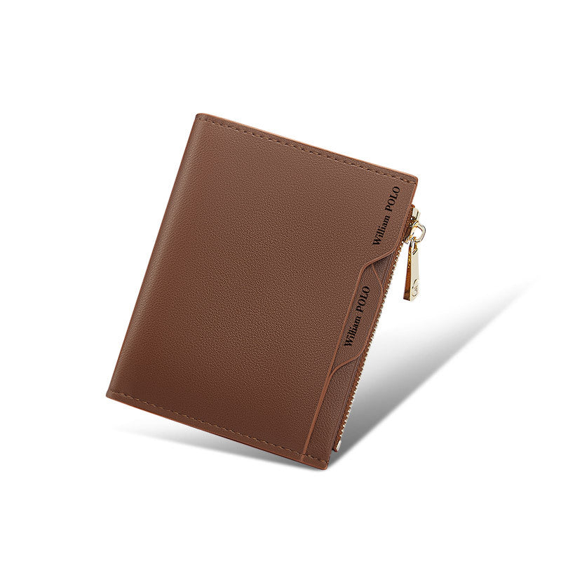 Women's Emperor Paul Short First Layer Cowhide Leather Ladies Wallets