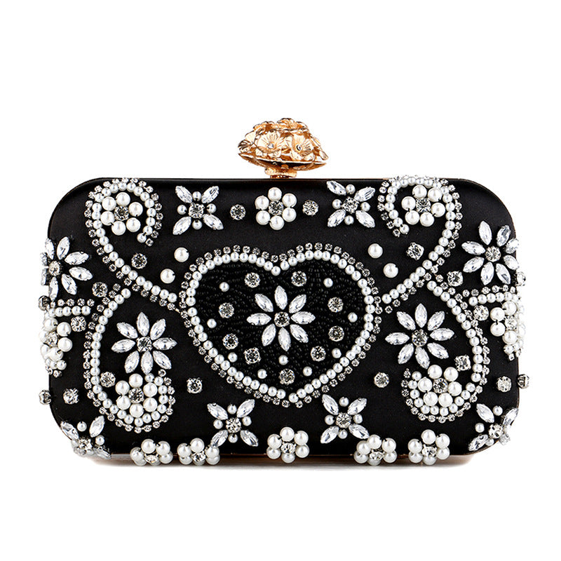 Women's Handmade Beaded Dinner Banquet Diamond Dress Evening Bags