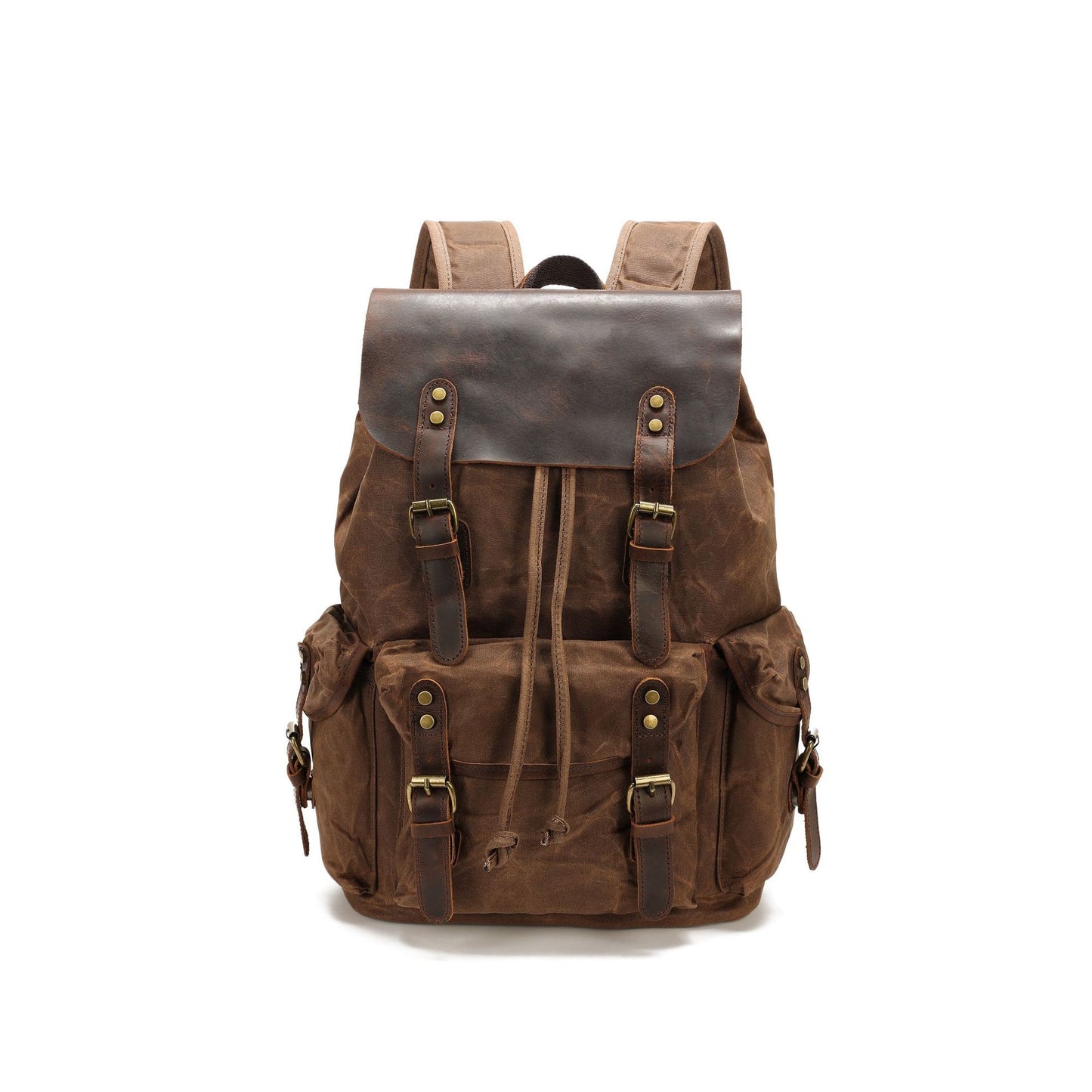 Vintage Crazy Horse Leather Waterproof Oil Wax Canvas Bags