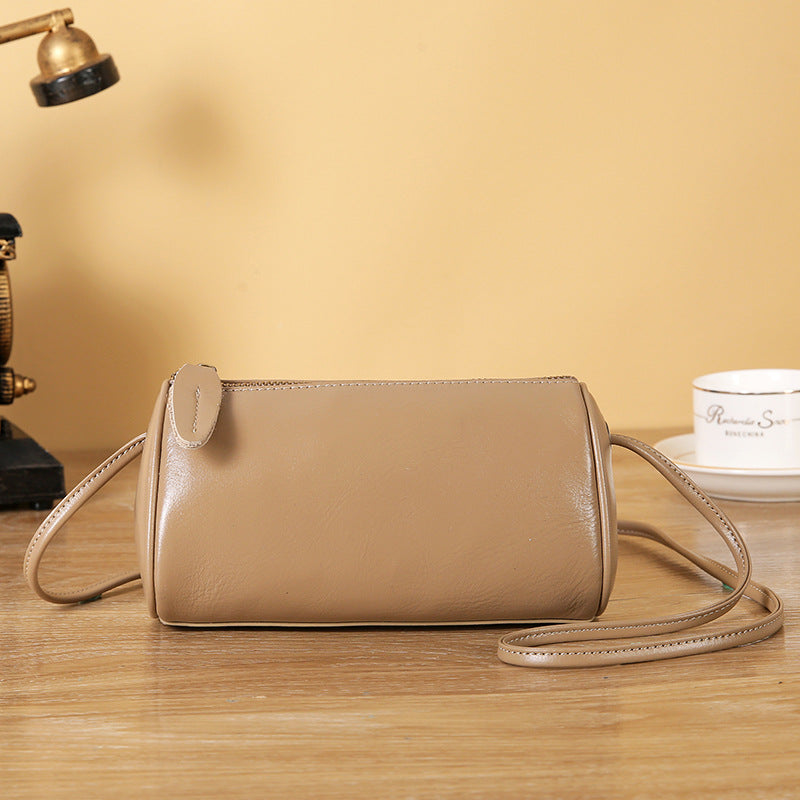 Women's Genuine Leather High-grade Retro Fashion Cowhide Crossbody Bags